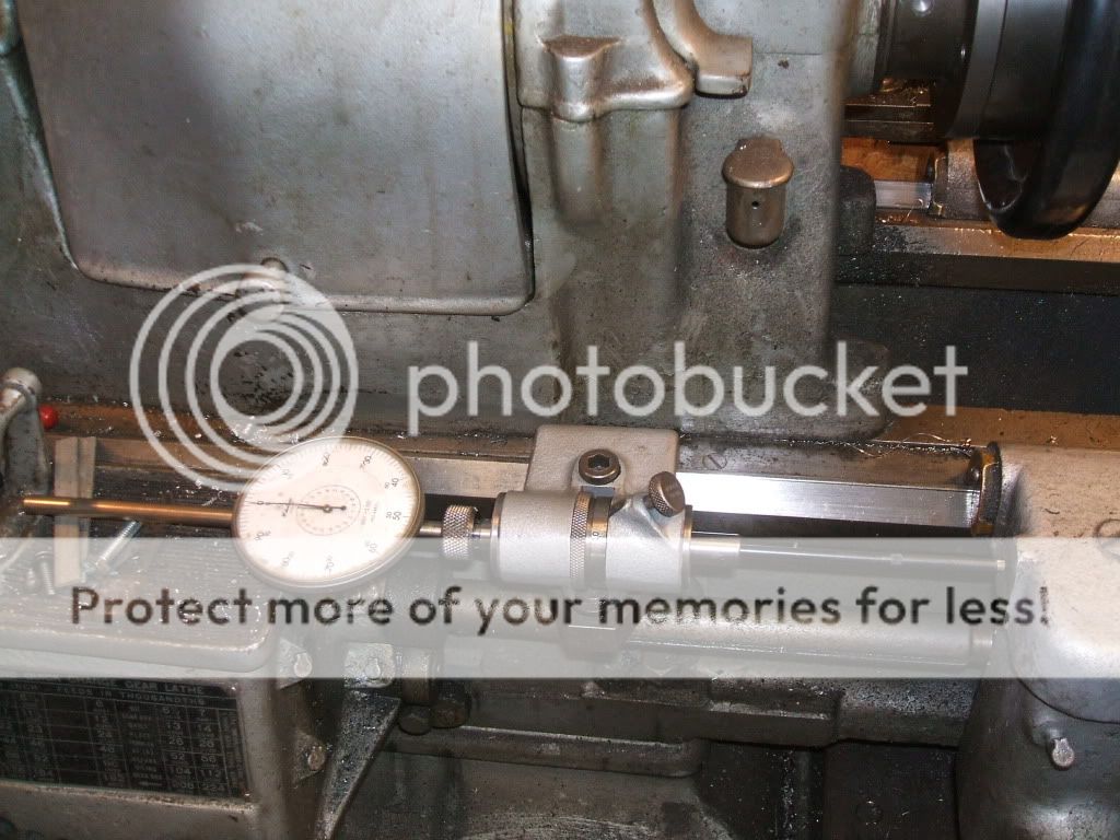 Micrometer Stop with Dial Indicator 16" lathe